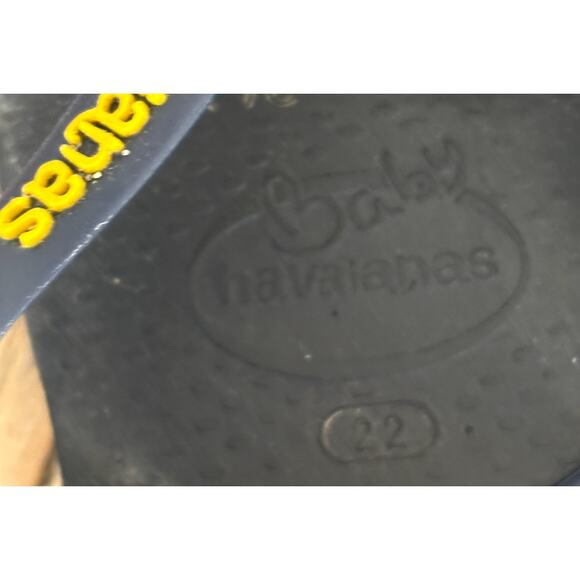 Havaianas Baby Flip Flops Size 22 Blue - Picture 6 of 6